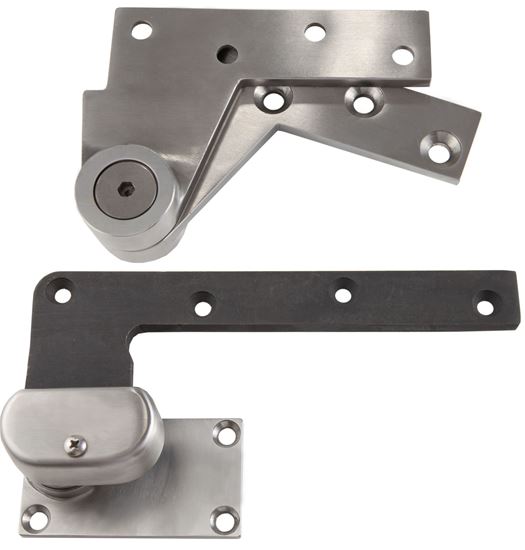 ABH 0147 - 1.5 Pivot Set - 1-1/2" Offset Stainless Steel (Heavy Duty)