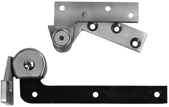ABH 0117.25 Jamb Mount Pivot Set - 3/4" Offset Stainless Steel
