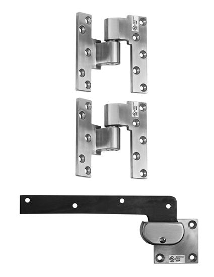 ABH 0547 Pivot Set - 3/4" Offset Stainless Steel (Heavy Duty)