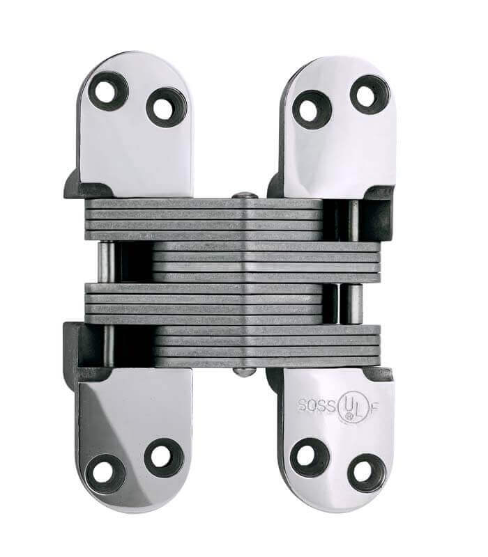 SOSS - Model #220SS Stainless Steel 90/180-Minutes Fire Rated Invisible Hinge (Each)