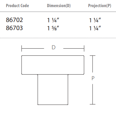 Emtek - Modern Rectangular Collection - Hunter Cabinet Knob