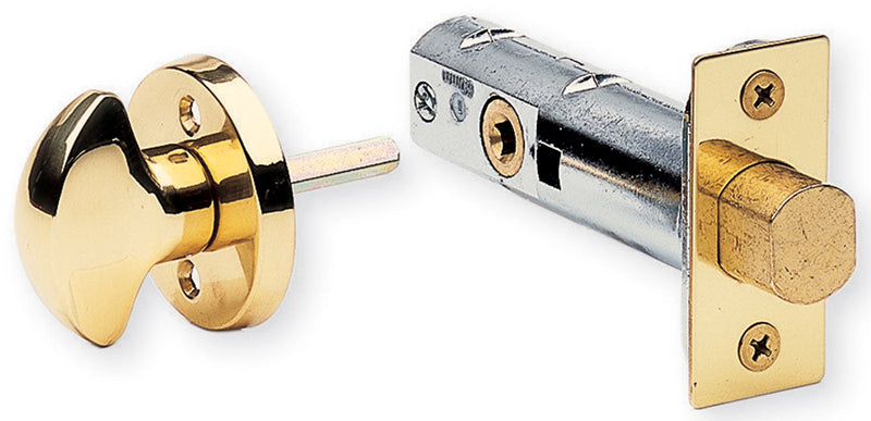 Omnia 103 Solid Brass Privacy Bolt Set