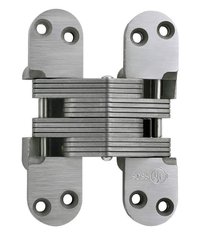 SOSS - Model #220SS Stainless Steel 90/180-Minutes Fire Rated Invisible Hinge (Each)