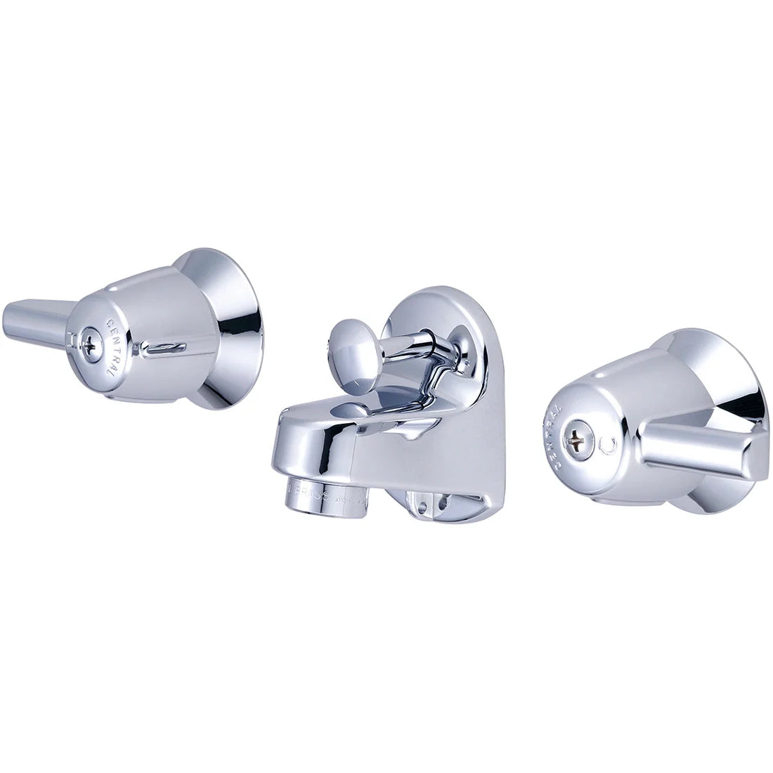 Central Brass - Two Handle Shelf Back Bathroom Faucet (1177-A)