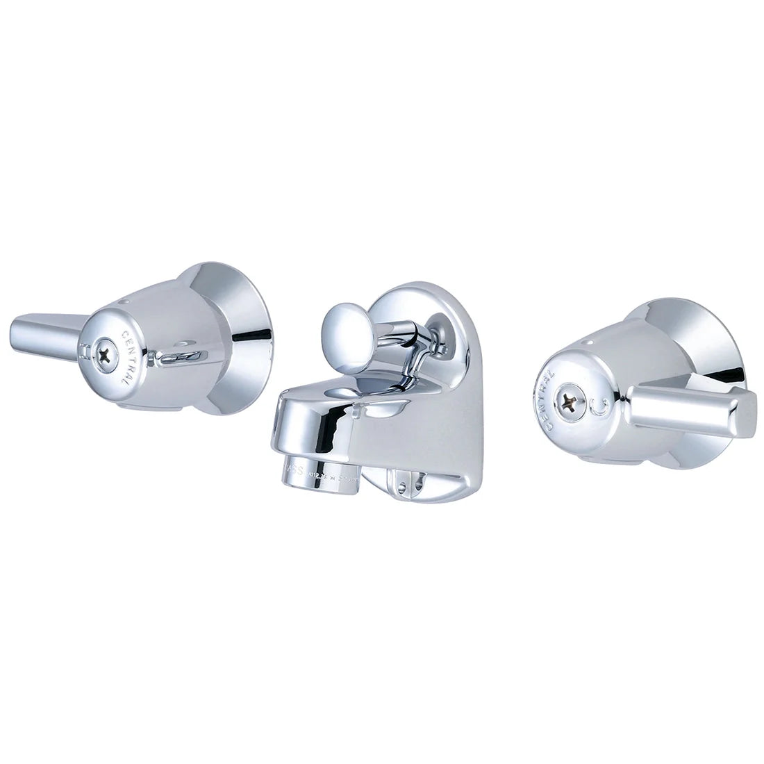 Central Brass - Two Handle Shelf Back Bathroom Faucet (1177-DA)