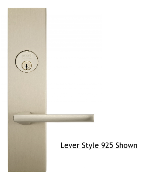 Omnia 12 Series Prodigy (Levers) Mortise & Deadbolt Lockset