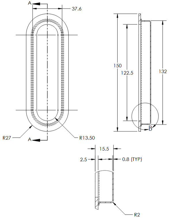 Linnea - Flush Pulls - RPO-150 Flush Pull