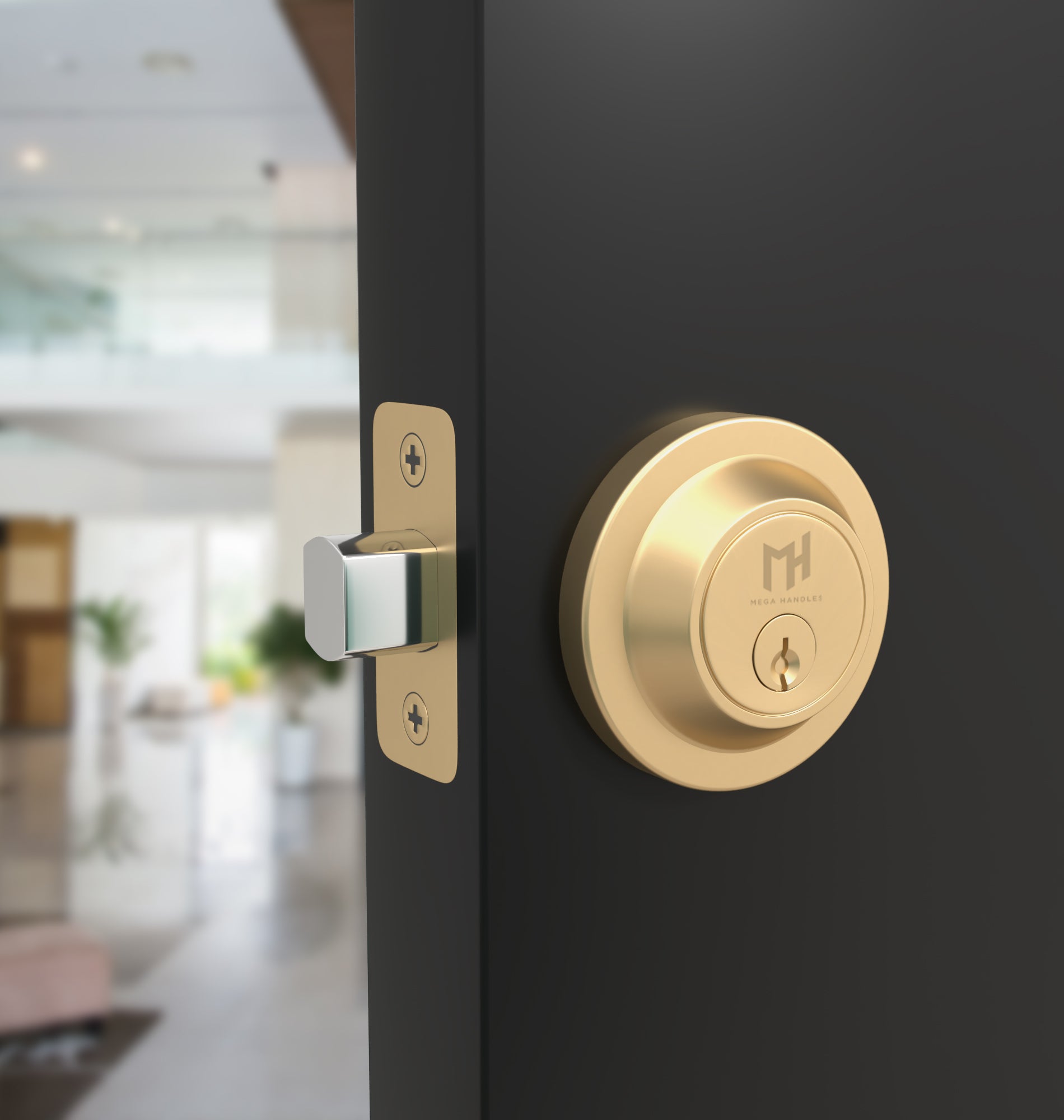 Mega Handles - Door Accessories - Round Deadbolt