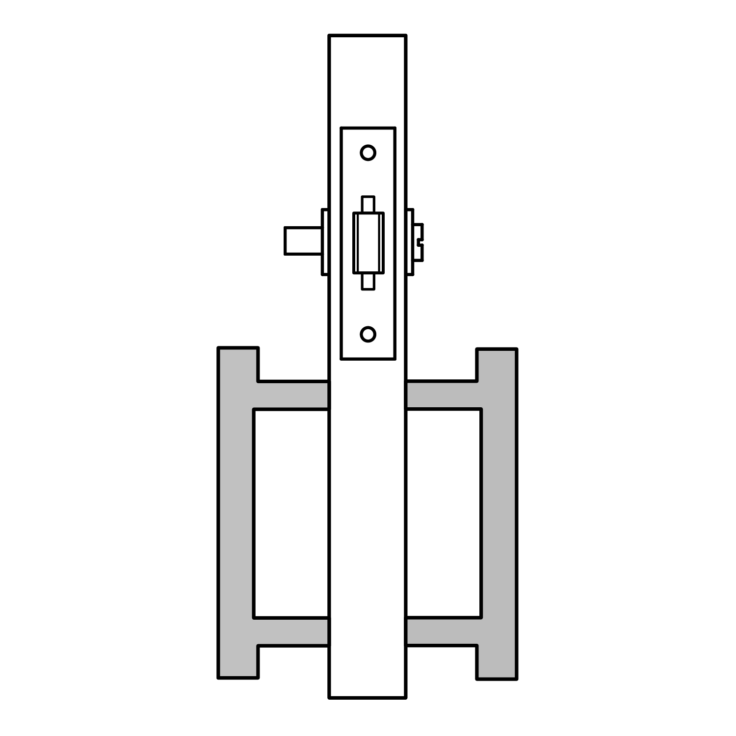 Accurate - Sliding Door Sets - 2001ADAP (Privacy w/ Indicator)