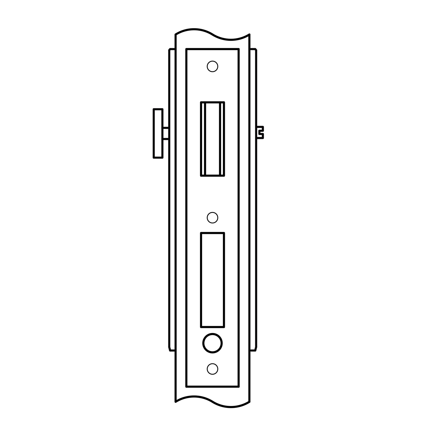 Accurate - Pocket Door Sets - Invisi-Mount Fastener (Privacy w/ Indicator)