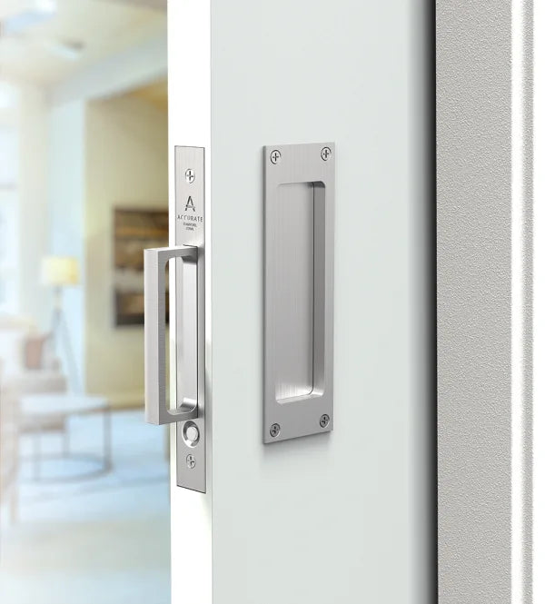 Accurate - Pocket Door Edge Pulls - 2011PDP Passage Edge Pull Large Bale (Lock Body Only)