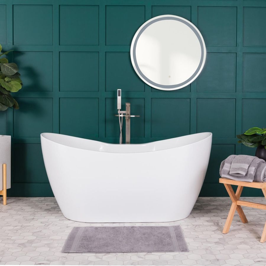 Maidstone - Deck Mount Tubs - Wexler Acrylic Double Ended Freestanding Tub