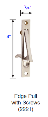 Emtek - Door Accessories - Edge Pull