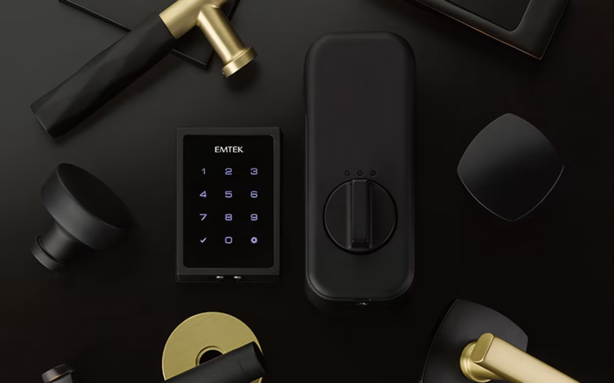 Emtek - Electronic Locksets - EMPowered Motorized Touchscreen Keypad Deadbolt (SMART Connected by Yale Access)
