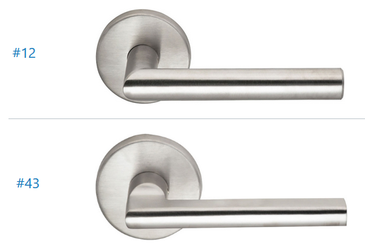 Omnia URBAN Stainless Tubular Deadbolt Handleset