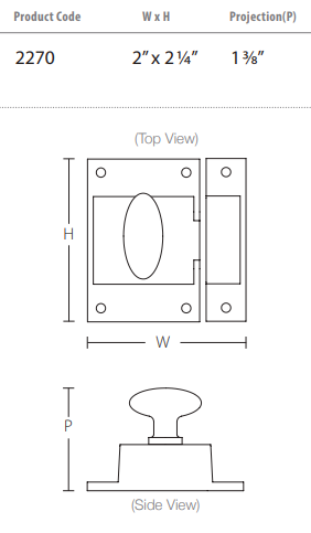Emtek - Cabinet Latch