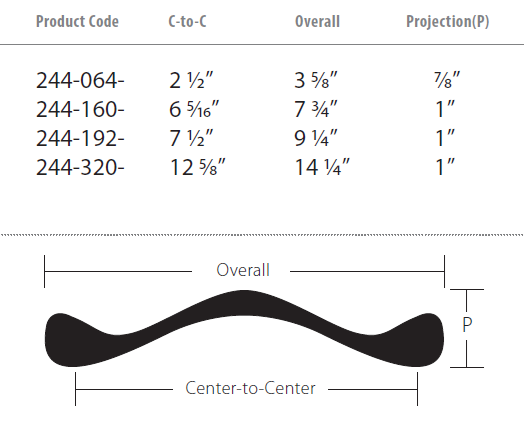 Schaub and Company - Wave Collection - Cabinet Pull