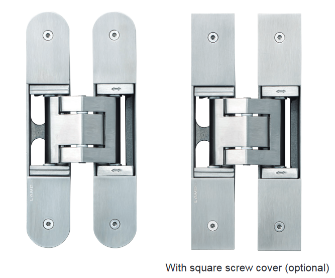 Sugatsune - 304 Stainless Steel - HGS3D-S160SH 3-Way Adjustable Concealed Hinge (Each)
