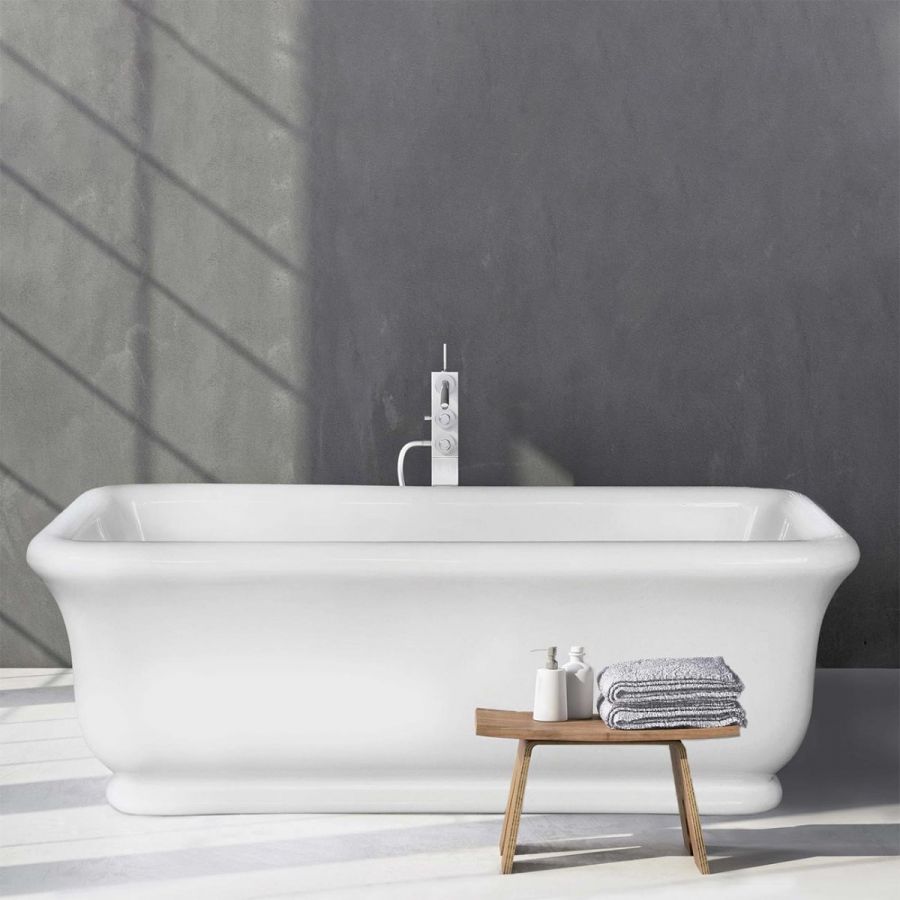 Maidstone - Mineralcast Solid Surface Tubs - Juliet 71" Mineralcast Freestanding Bathtub