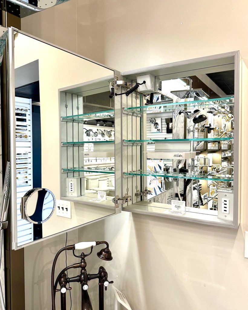 Sofia Medicine Cabinets - Valentina Collection - LED Framed/Frameless Single Door Medicine Cabinet (30" Height)