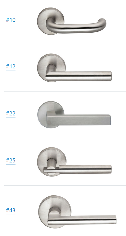 Omnia 12 Series PVD Stainless Steel Mortise & Deadbolt Lockset