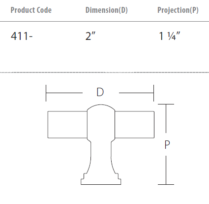 Schaub and Company - Lumiere Transitional Collection - Cabinet T-Knob