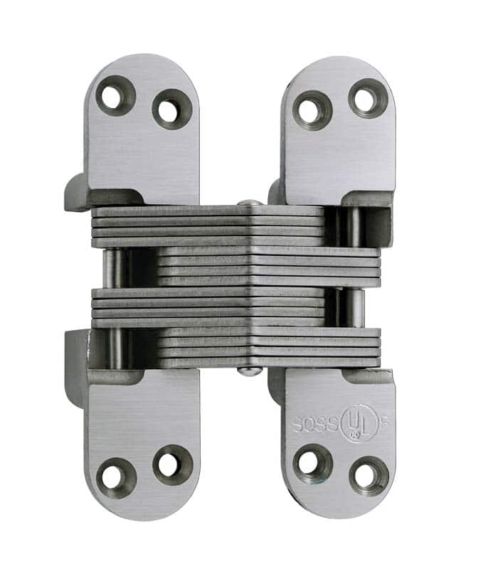 SOSS - Model #418SS Stainless Steel 90/180-Minutes Fire Rated Invisible Hinge (Each)