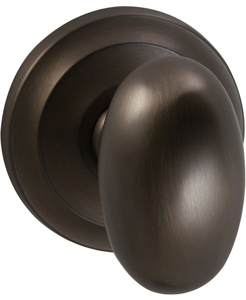 Omnia Style #432 Traditions Solid Brass Knob (with 671 Rose)
