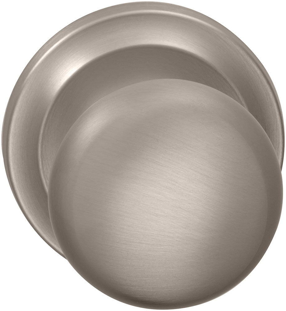 Omnia Style #442 Traditions Solid Brass Knob (with 671 Rose)