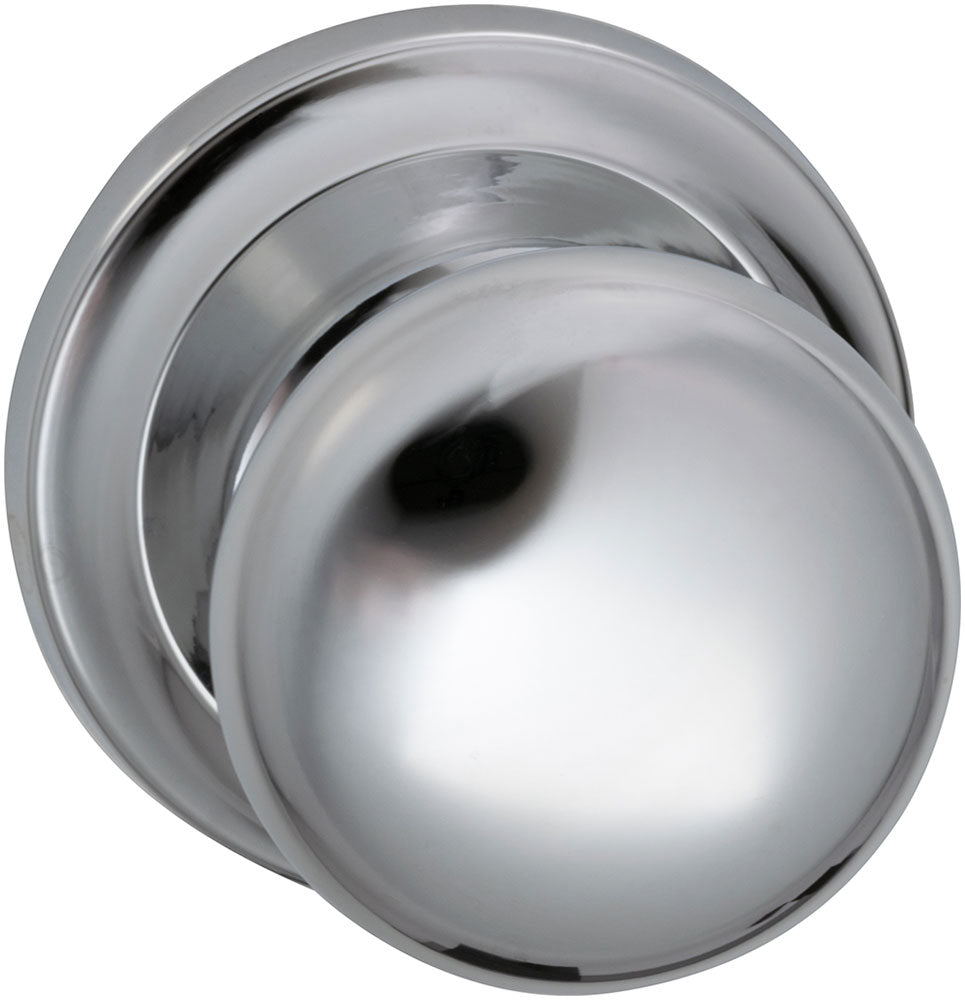 Omnia Style #442 Traditions Solid Brass Knob (with 671 Rose)