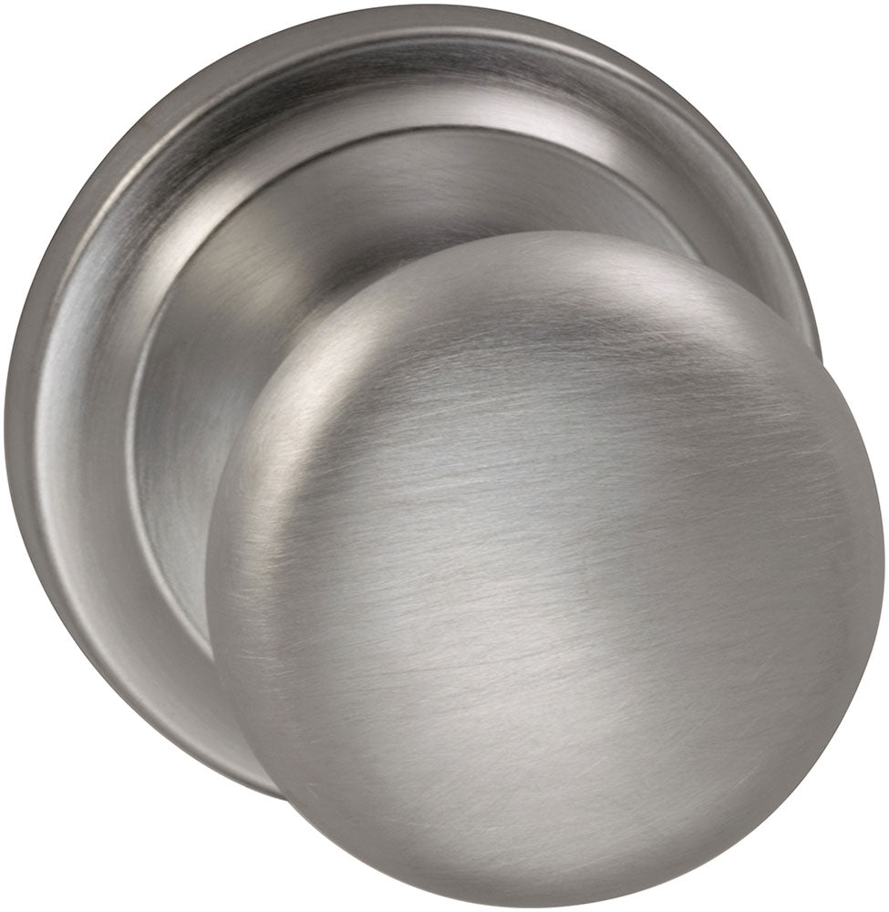 Omnia Style #442 Traditions Solid Brass Knob (with 671 Rose)