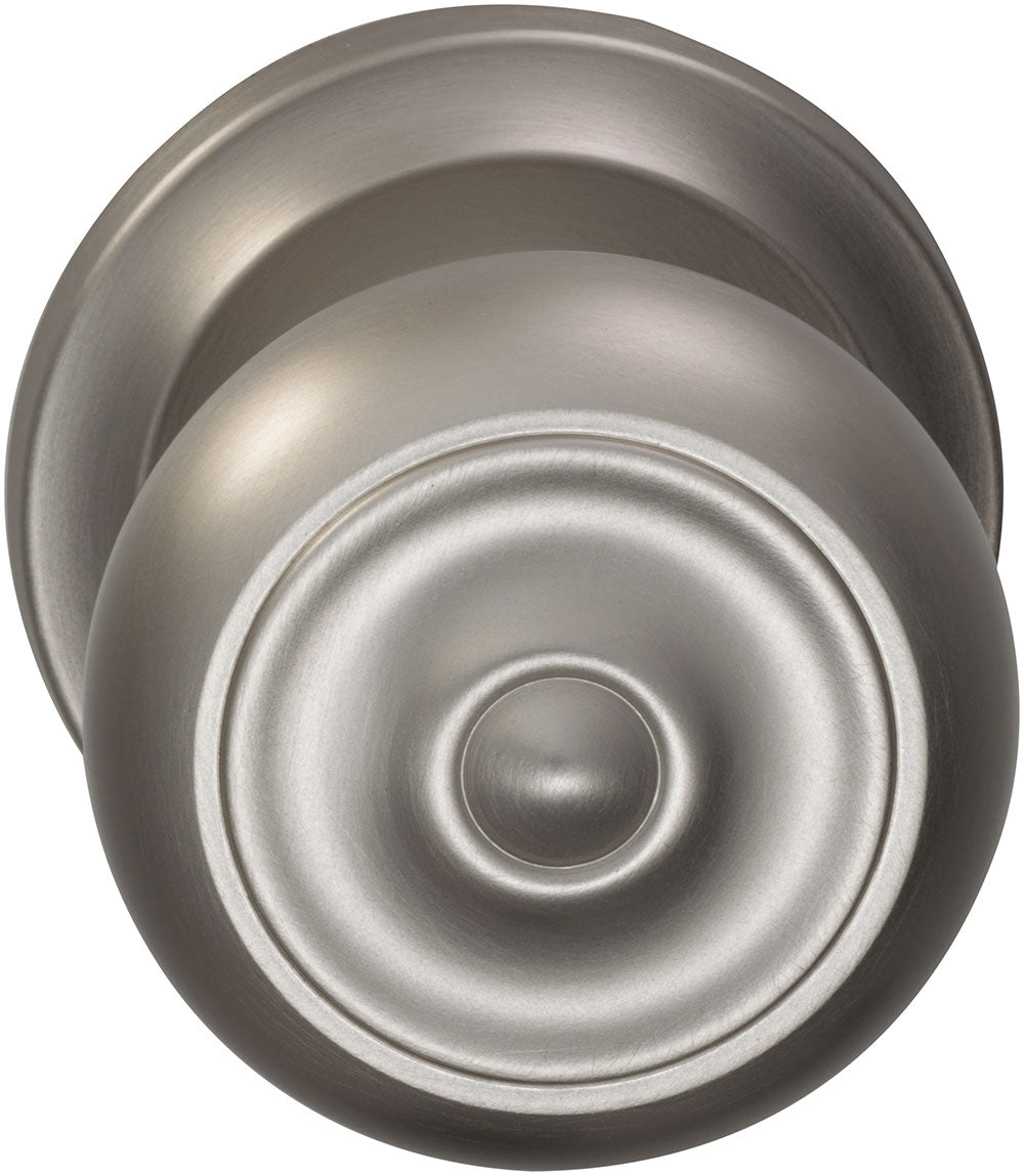 Omnia Style #473 Traditions Solid Brass Knob (with 671 Rose)