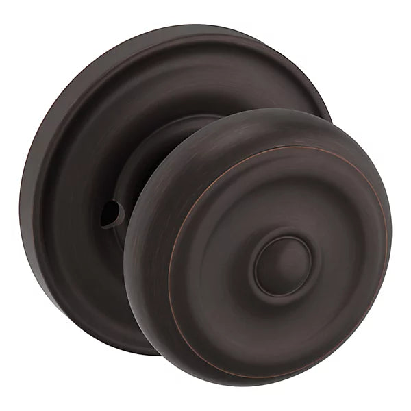 Baldwin - Estate Collection - Knobs & Levers - 5020 Door Knob w/ 5048 Rose (Pre-Configured)