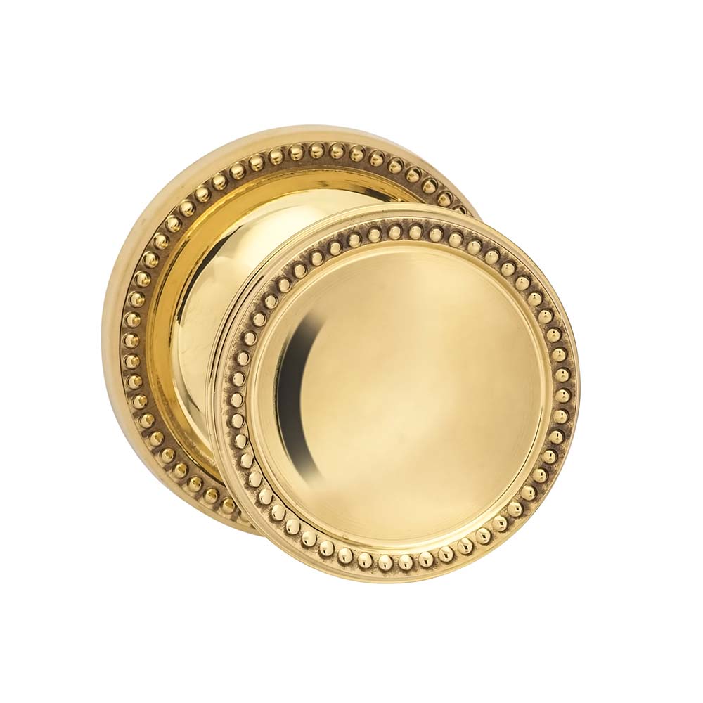 Omnia Style #508 ARC Solid Brass Knob (with 618 Rose)
