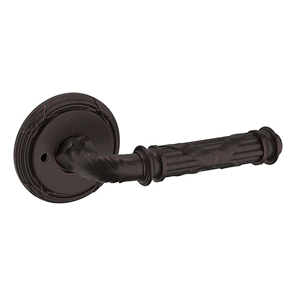 Baldwin - Estate Collection - Knobs & Levers - 5122 Edinburgh Door Lever w/ 5021 Rose (Pre-Configured)