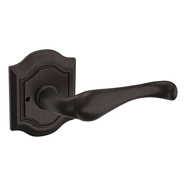 Baldwin - Estate Collection - Knobs & Levers - 5447V Bethpage Door Lever w/ R027 Rose (Pre-Configured)