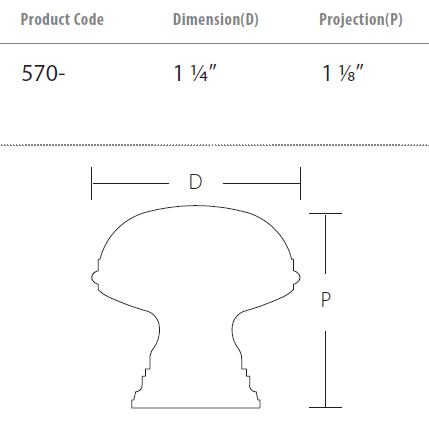 Schaub and Company - Atherton Collection - Hammered Plain Edge Cabinet Knob