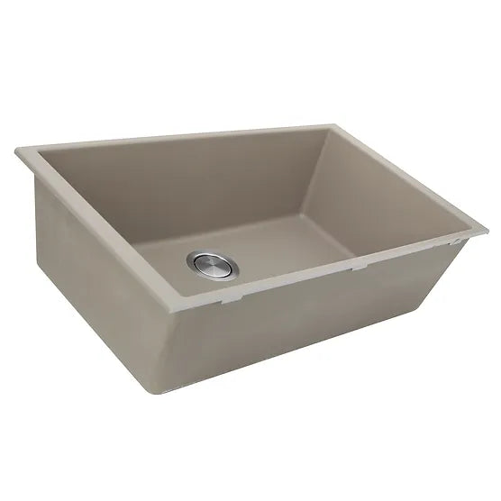 Nantucket Sink Plymouth PR3320-(BL,TI,TR,W,BR)-UM 33" Undermount Granite Composite Sink
