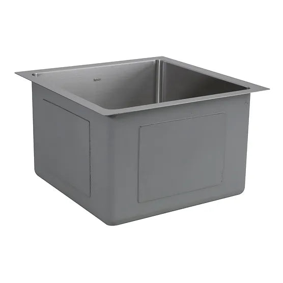 Nantucket Sink Pro Series SR1515 , 15 Inch Pro Series Square Undermount Small Radius Stainless Steel Bar/Prep Sink