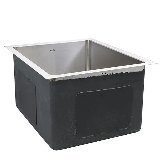 Nantucket Sink Pro Series SR1815 , 15 Inch Pro Series Rectangle Undermount Small Radius Stainless Steel Bar/Prep Sink