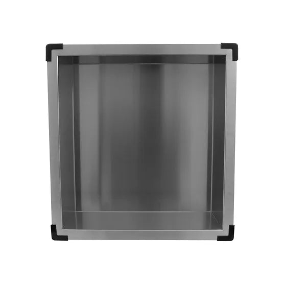 Nantucket Sink Prep Station ZR-PS-3620-16 Prep Station Small Radius Undermount Stainless Sink with Accessories