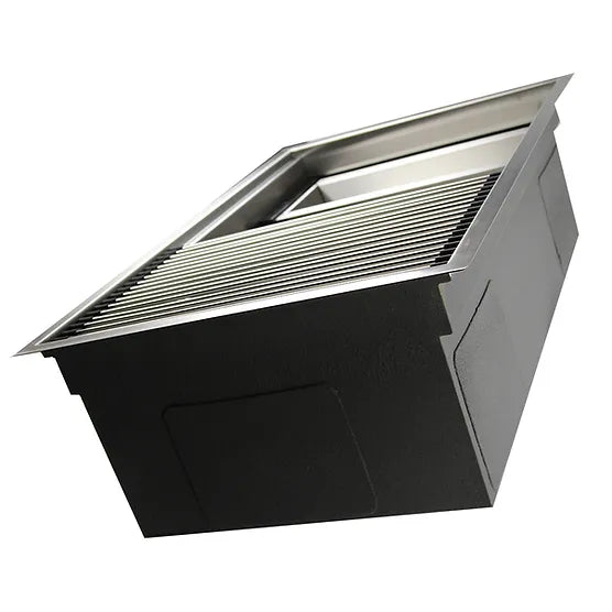Nantucket Sink Prep Station ZR-PS-3220-16 , 32 Inch Pro Series Large Prep Station Single Bowl Undermount Stainless Steel Kitchen Sink