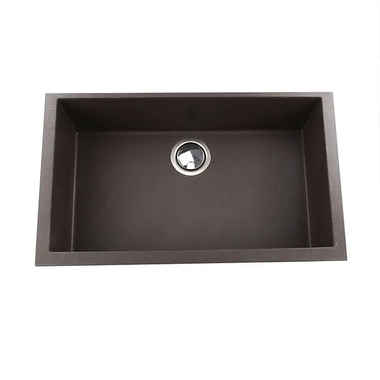 Nantucket Sink Plymouth PR3018-(W,BL,BR,TR,TI) , Large Single Bowl Undermount Granite Composite