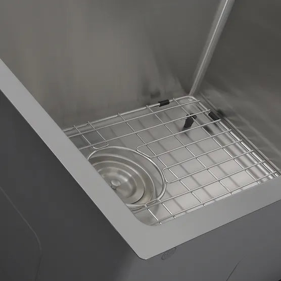 Nantucket Sink Pro Series SR2318-12-16 , Pro Series Rectangle Single Bowl Undermount Small Radius Corners Stainless Steel Kitchen Sink