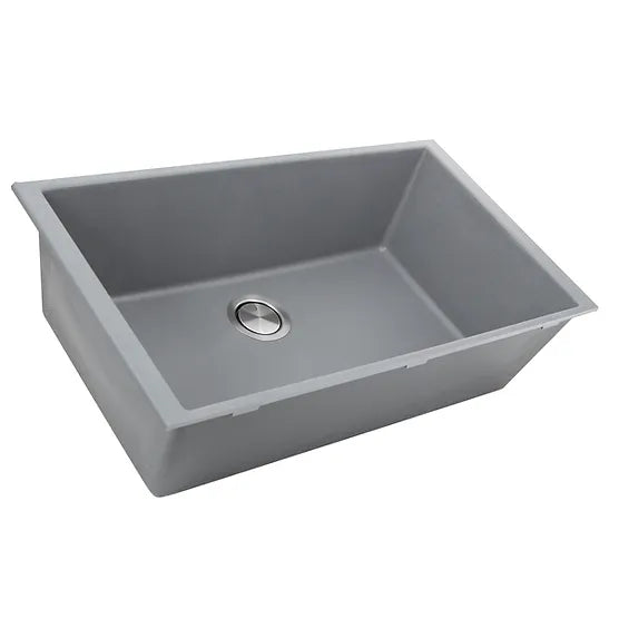 Nantucket Sink Plymouth PR3320-(BL,TI,TR,W,BR)-UM 33" Undermount Granite Composite Sink