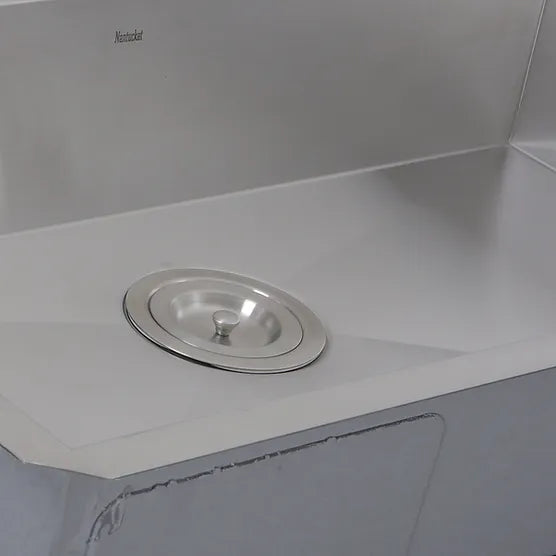 Nantucket Sink Pro Series SS-PRO-ZR3018-5.5 , 30 inch Single Bowl Zero Radius ADA Stainless Steel Kitchen Sink