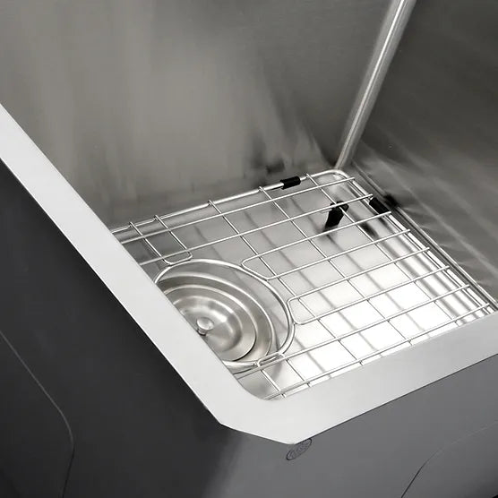 Nantucket Sink Pro Series SR2318-16 , Pro Series Rectangle Single Bowl Undermount Small Radius Corners Stainless Steel Kitchen Sink