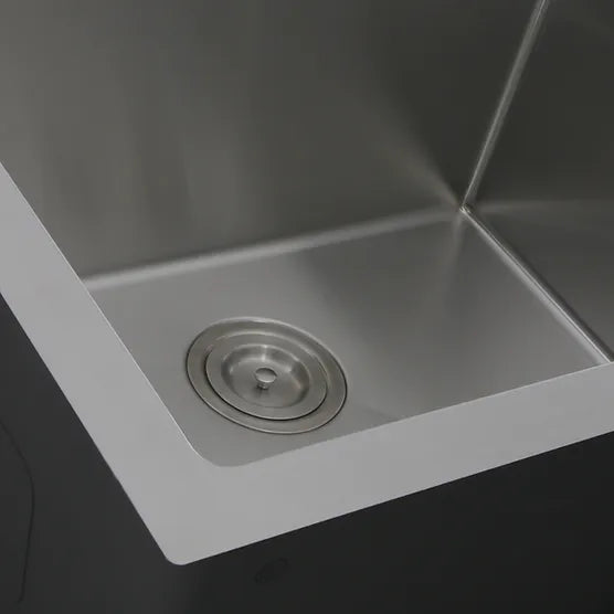 Nantucket Sink Pro Series SR2522-12-16 , 25" Pro Series Rectangle Single Bowl Dualmount Small Radius Corners Stainless Steel Kitchen Sink