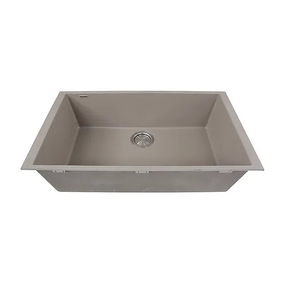 Nantucket Sink Plymouth PR3018-(W,BL,BR,TR,TI) , Large Single Bowl Undermount Granite Composite