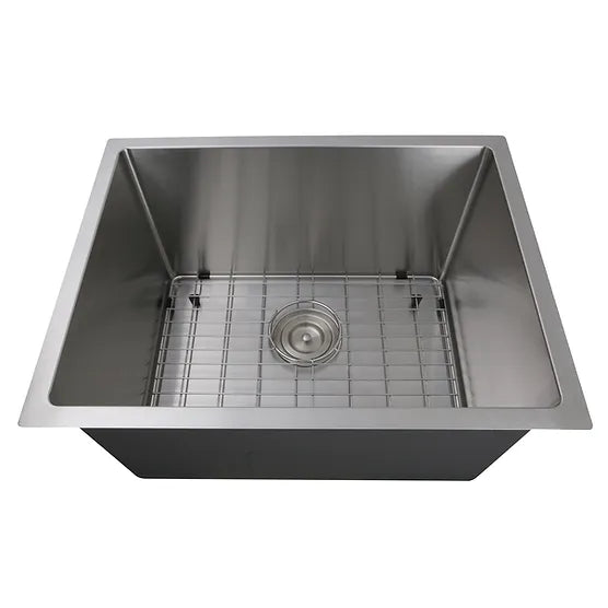 Nantucket Sink Pro Series SR2318-12-16 , Pro Series Rectangle Single Bowl Undermount Small Radius Corners Stainless Steel Kitchen Sink